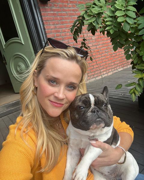 Reese Witherspoon and Minnie 
